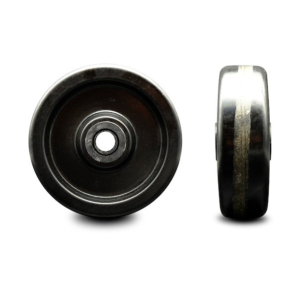 SCC - 6" Phenolic Wheel Only w/Roller Bearing - 3/8" Bore - 800 lbs Capacity